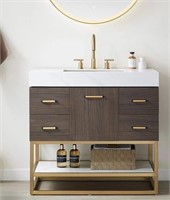 Vinnova 36in Single Sink Vanity retail $2,000