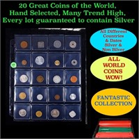 20 Great Coins of the World, hand selected, many t