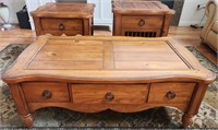 F - COFFEE TABLE & 2 SIDE TABLES (L3)