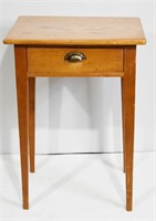 Antique Side Table With Drawer