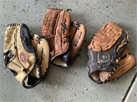 3 - baseball gloves