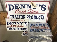 Denny's Carb Shop Signs, 6 t-shirts, stickers