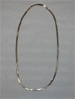 14K Gold Necklace 18" Marked Italy