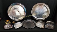 Assortment Of Vintage Silver Plate Items