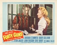 Forty Guns 
1957 original vintage lobby card