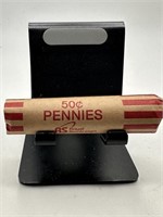 QTY 1 ROLL 50 UNSEARCHED WHEAT PENNIES CENTS