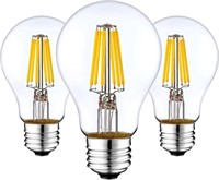 LED Filament Light Bulb E26 Base 120V 6W for