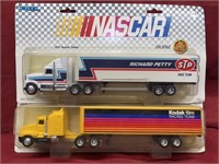 2 NIB 1:64 Scale NASCAR Semi Die-Cast