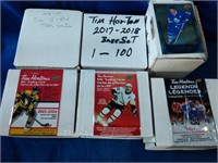 Base sets of Tim Hortons cards and other sets
