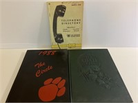 1948, 1988 Circleville Yearbooks, 1958 Telephone