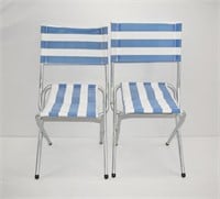 2pc Childrens' Foldable Beach Chairs