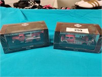 2 Diecast Fire Trucks, Atlas Editions Toys, MIB