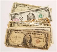 Misc. Small U.S./Foreign Currency (One is Hawaii