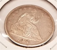 1877-S Half Dollar VF