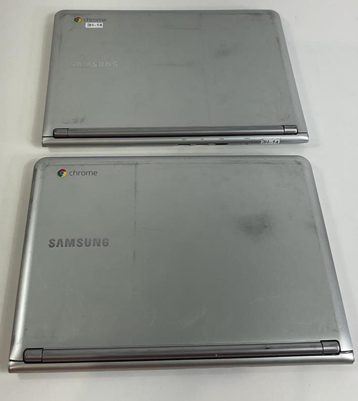 2 Untested Samsung Chrome Notebooks