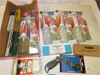Lot: Spray Guns, Markers, Gun cleaning patches