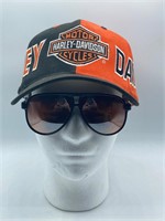 Harley-Davidson Hat & Pyramid Sunglasses Set