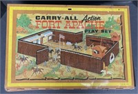 (X) Carry-All Fort Apache Play Set. 19 x 13 x 5