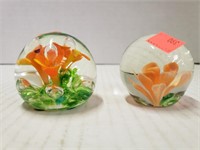 2 ct. - Beautiful Glass Paper Weights