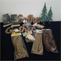 Mesh tubing, metal trees, and other miscellaneous