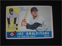 1960 TOPPS #356 JOE AMALFITANO GIANTS