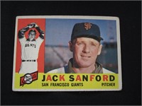 1960 TOPPS #165 JACK SANFORD GIANTS