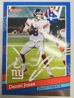 Daniel Jones Signed Card with COA