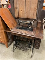 Antique singer sewing machine