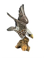 Carved Hand Painted Wood Eagle
