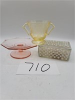 Opalescent Hobnail, Depression Glass Items