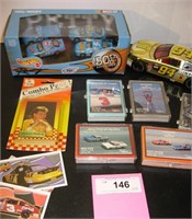 NASCAR diecasts and trading cards