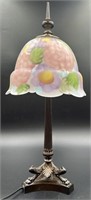 Tiffany Style Reverse Hp Lamp By Carol