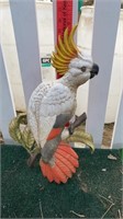 Vintage Burwood Products Parrot Wall Hanging 2455