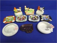 Lot Of Occupied Japan Ashtrays