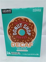 Donut shop decaf medium roast coffee 24 K-cups