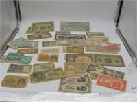 LOT OF FOREIGN CURRENCY WAR MONEY