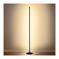 Modern Led Standing Corner Lamp Black Decor Contem