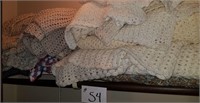 Large Group of Handmade Afghans