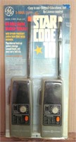 Vintage GE Star Code 10 Walkie Talkies