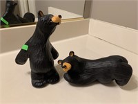 2PC BEAR FOOTS FIGURINE LOT