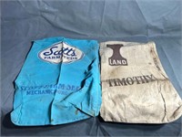 Two seed bags