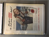 Large Album Full Vintage 1950's Advertisement