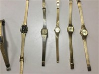 Lot of Ladies Gold Filled Watches Elgin Waltham