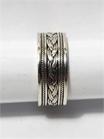 Band Sterling Silver Ring VTG