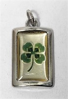 4 Leaf Clover Pendant VTG