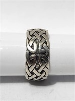 Band Sterling Silver Ring VTG