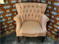 Vintage Winged Back Arm Chair