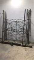 Wrought Iron Dramatic Canopy Queen Bed Frame Z12A