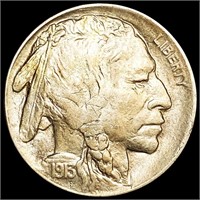 1913-D Buffalo Nickel NEARLY UNCIRCULATED