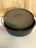 POT, 14" CAST IRON W/LID